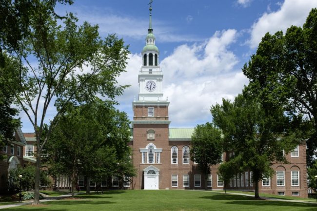 College Photo College with bell tower